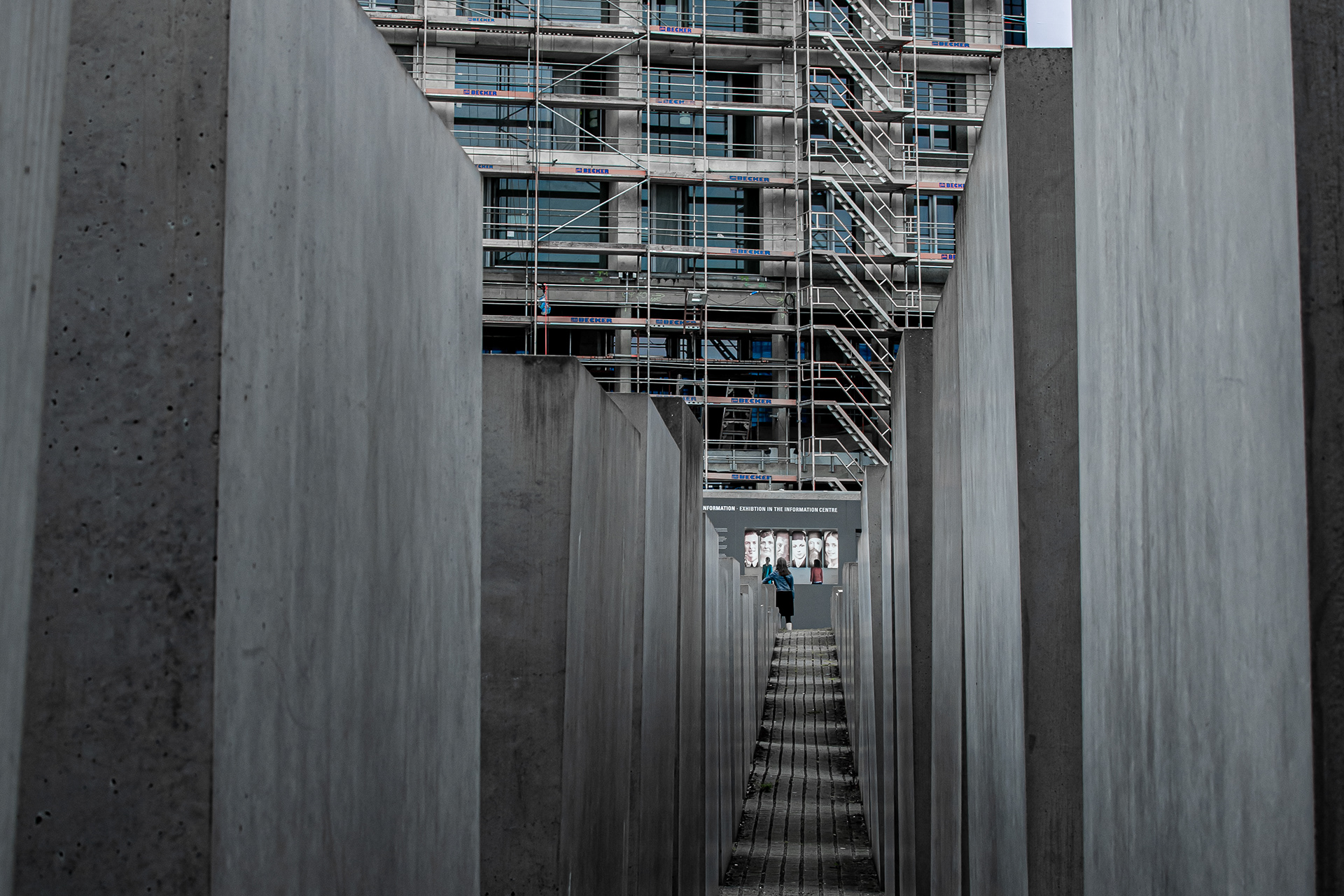 woman observing - Memorial to the Murdered Jews of Europe