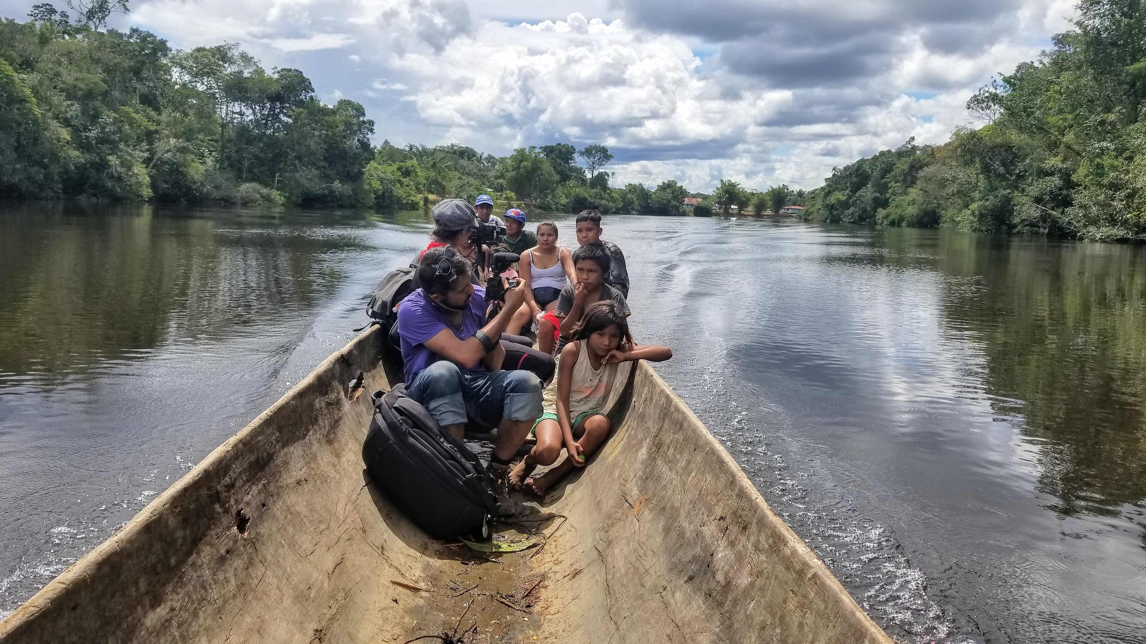 Rajiv and Laura in the Amazon