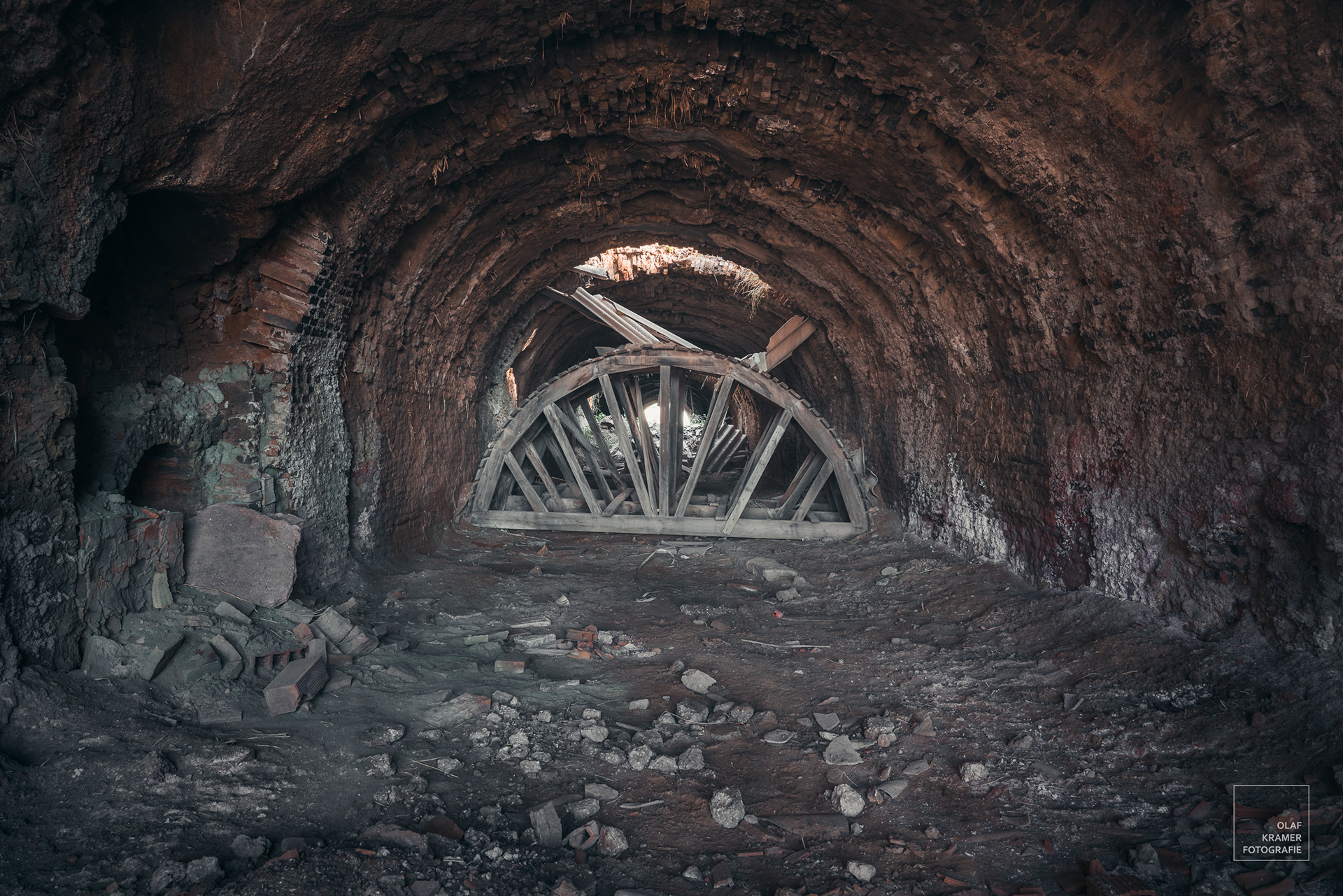 Andalusië: baksteenfabriek, tunneloven