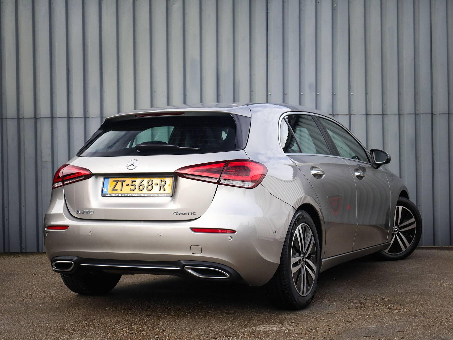Mercedes A250 rechter achteraanzicht