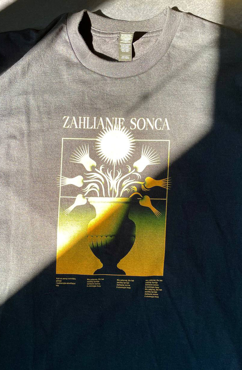 "The Sun Will Shine". T-shirt graphic.