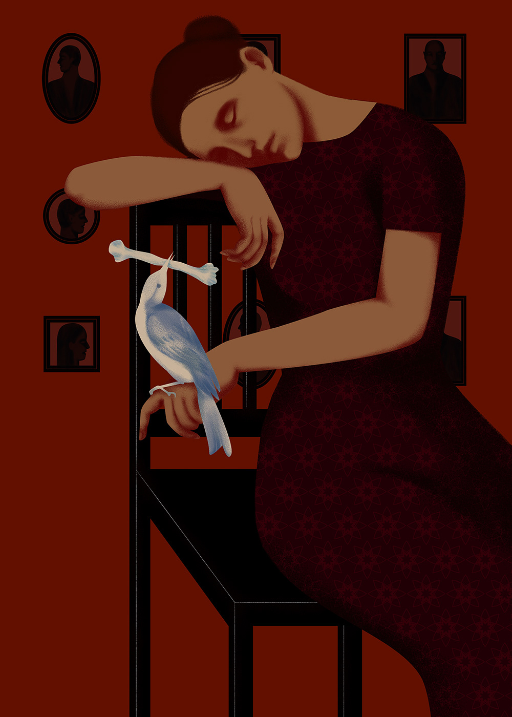 "The bones you carry in your pocket". Book cover