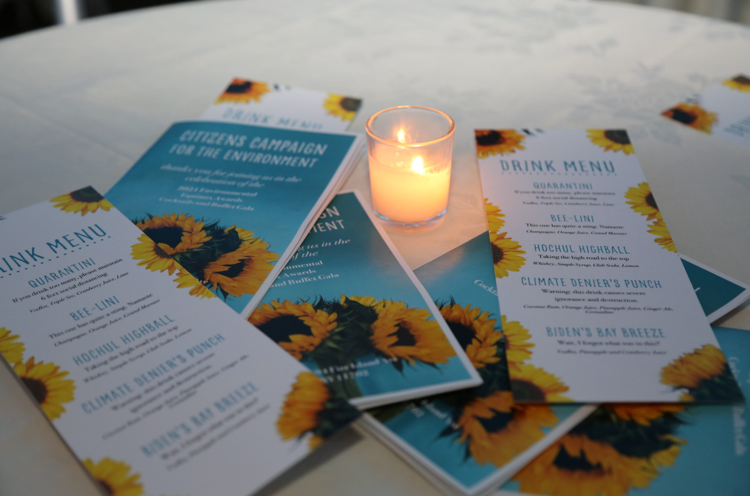 2021 Program & Drink Menu