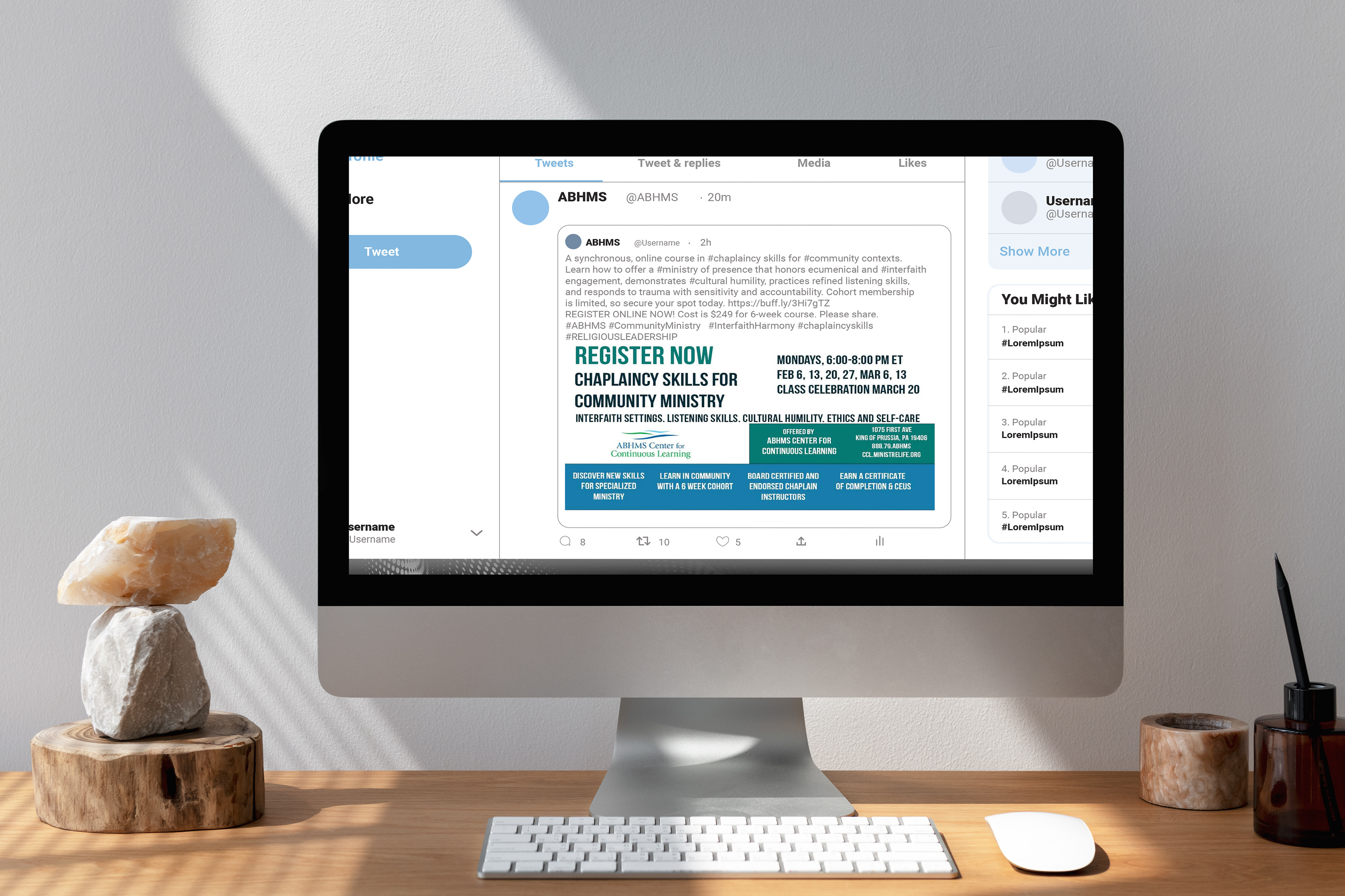 Facebook social media marketing content