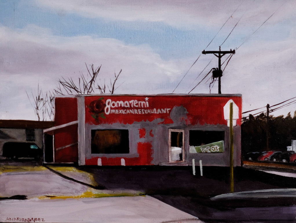 "Jamaremi" (2017) Oil on Panel, 12 x 9 inches