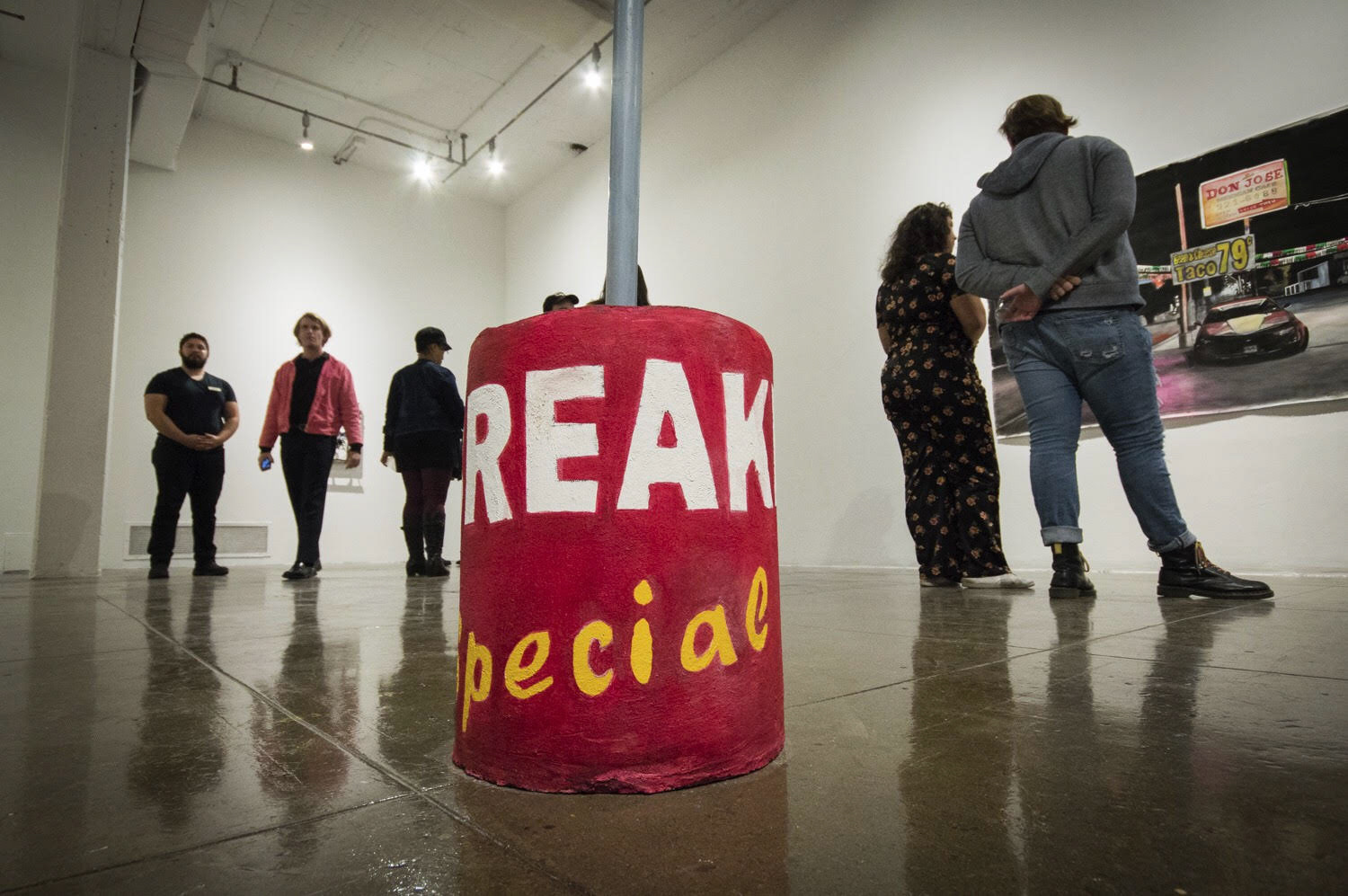 "Breakfast" (2018) Fresco & Found Object