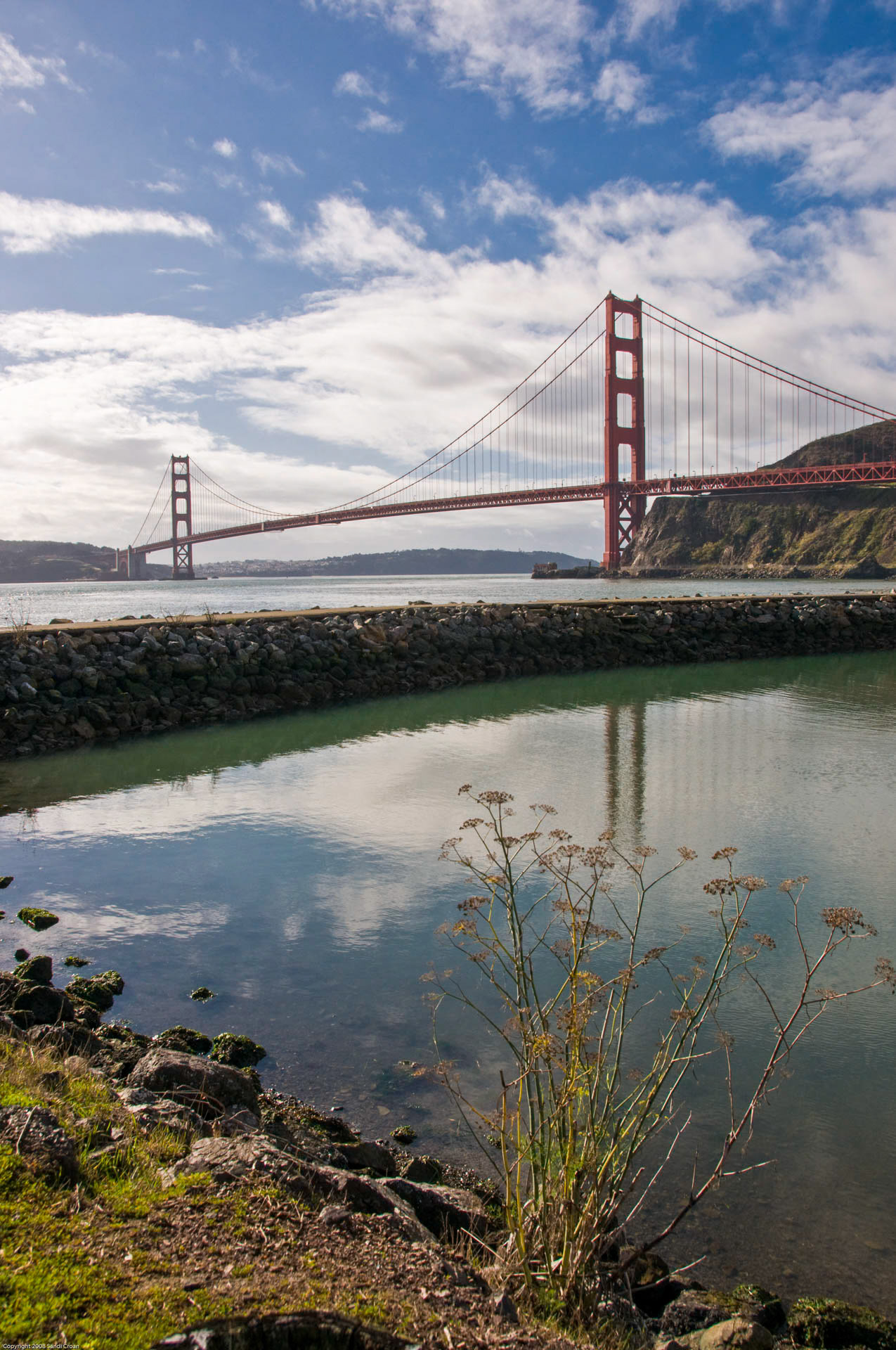 Golden Gate Reflection