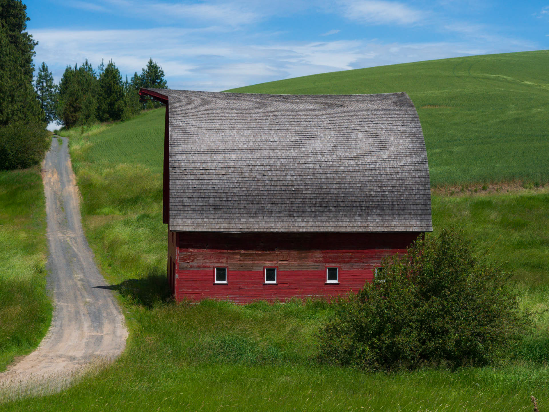 Palouse Red Barn
