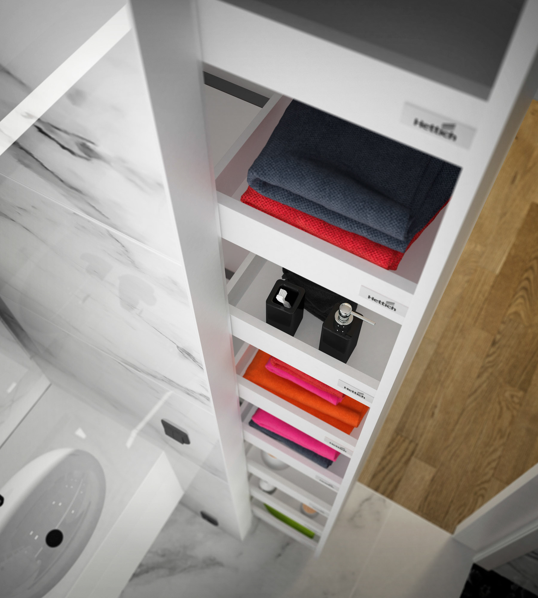 Exploitation de l'espace (meuble type pharmacie)