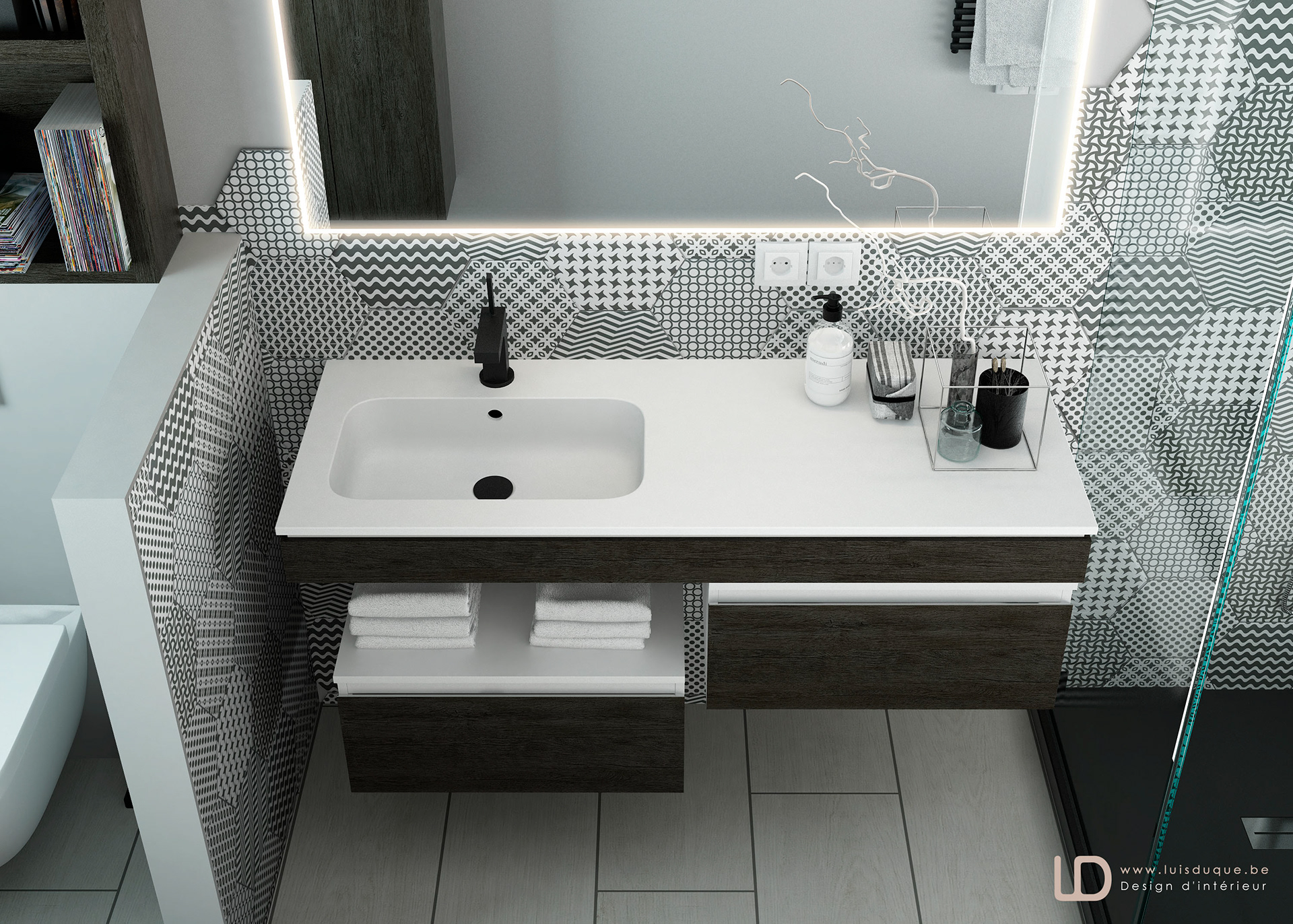 Salle de douche (Philippeville)