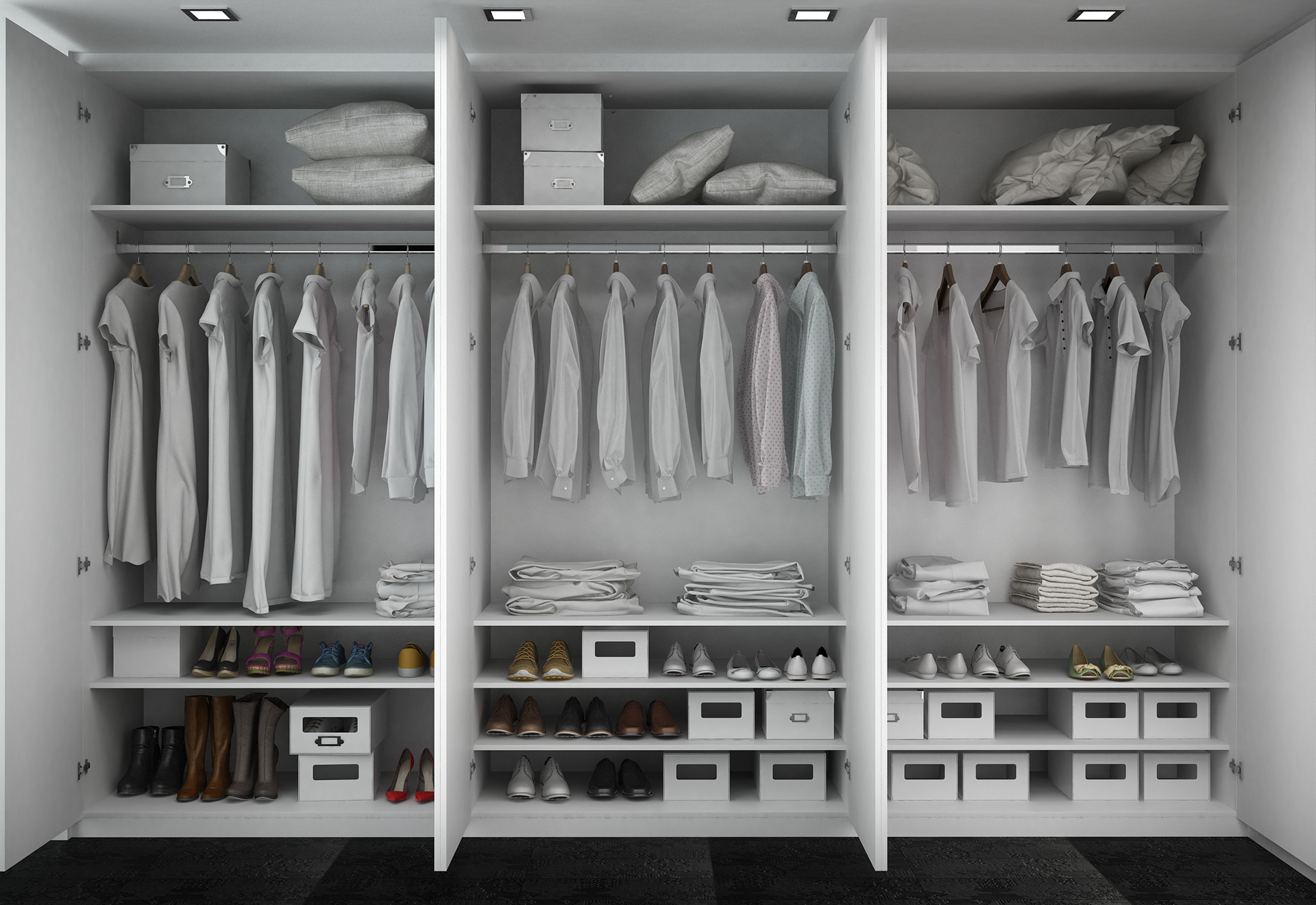 Intérieur vestiaire