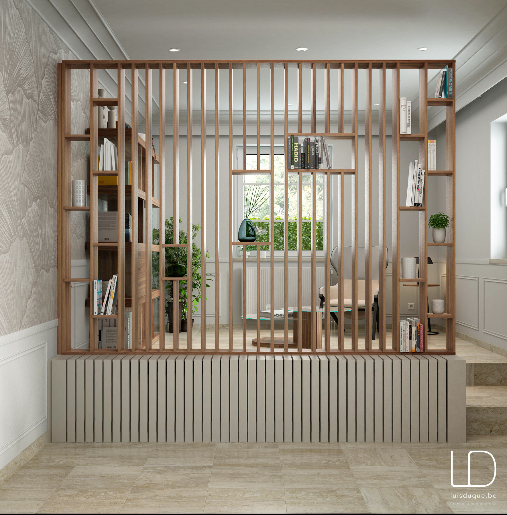 Claustra et cache-radiateur 01