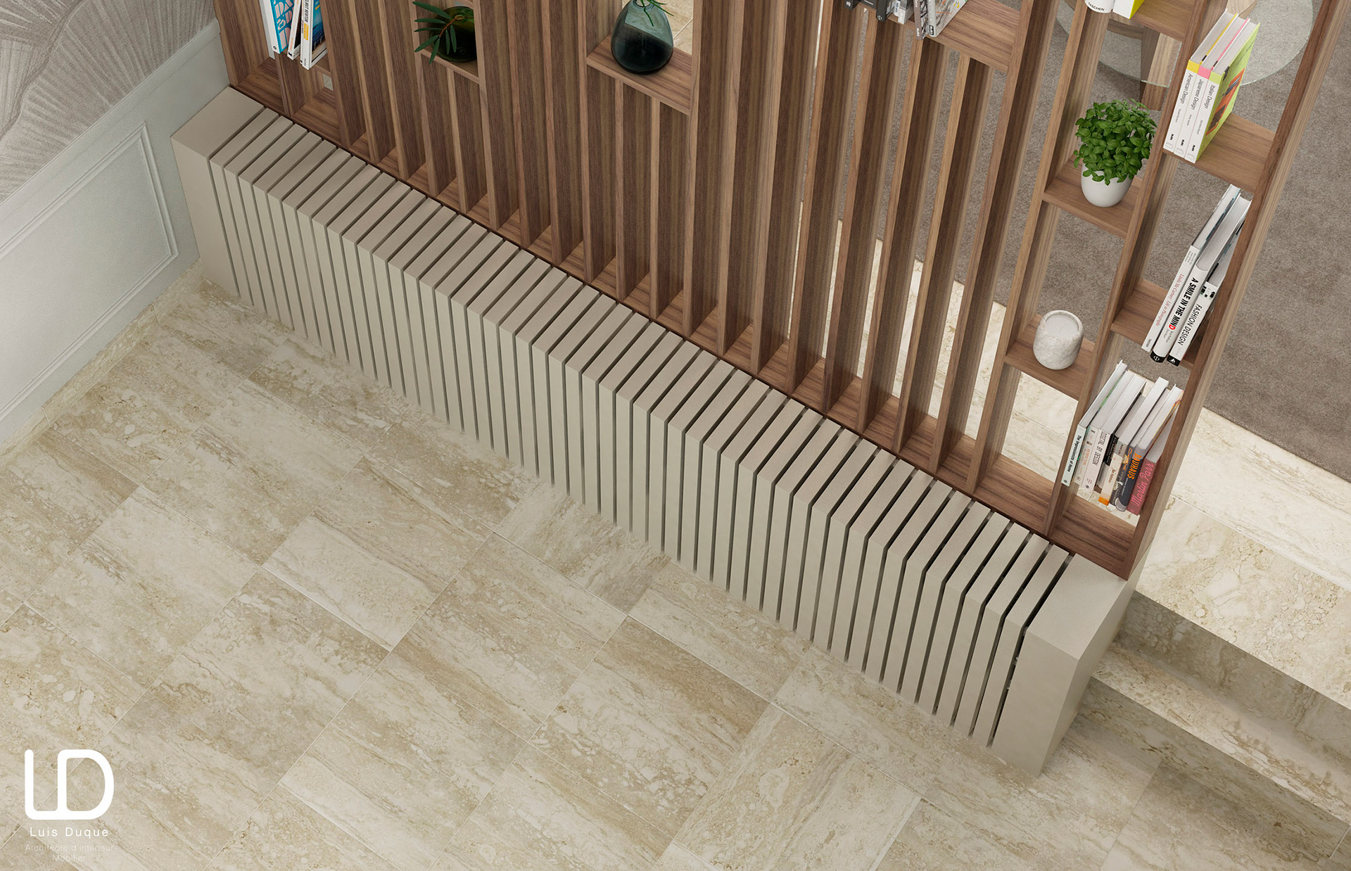 Claustra et cache-radiateur