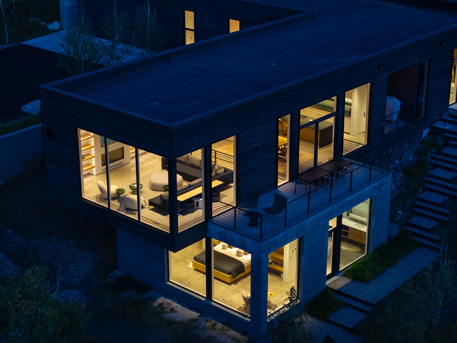 MDR, a modern house in Jackson Hole Wyoming by Krafty Photos