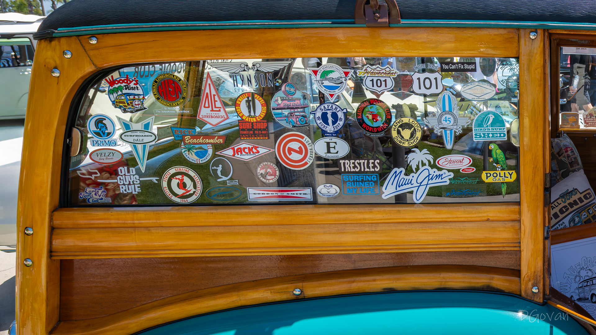 1947 Woodie Wagon Stickers