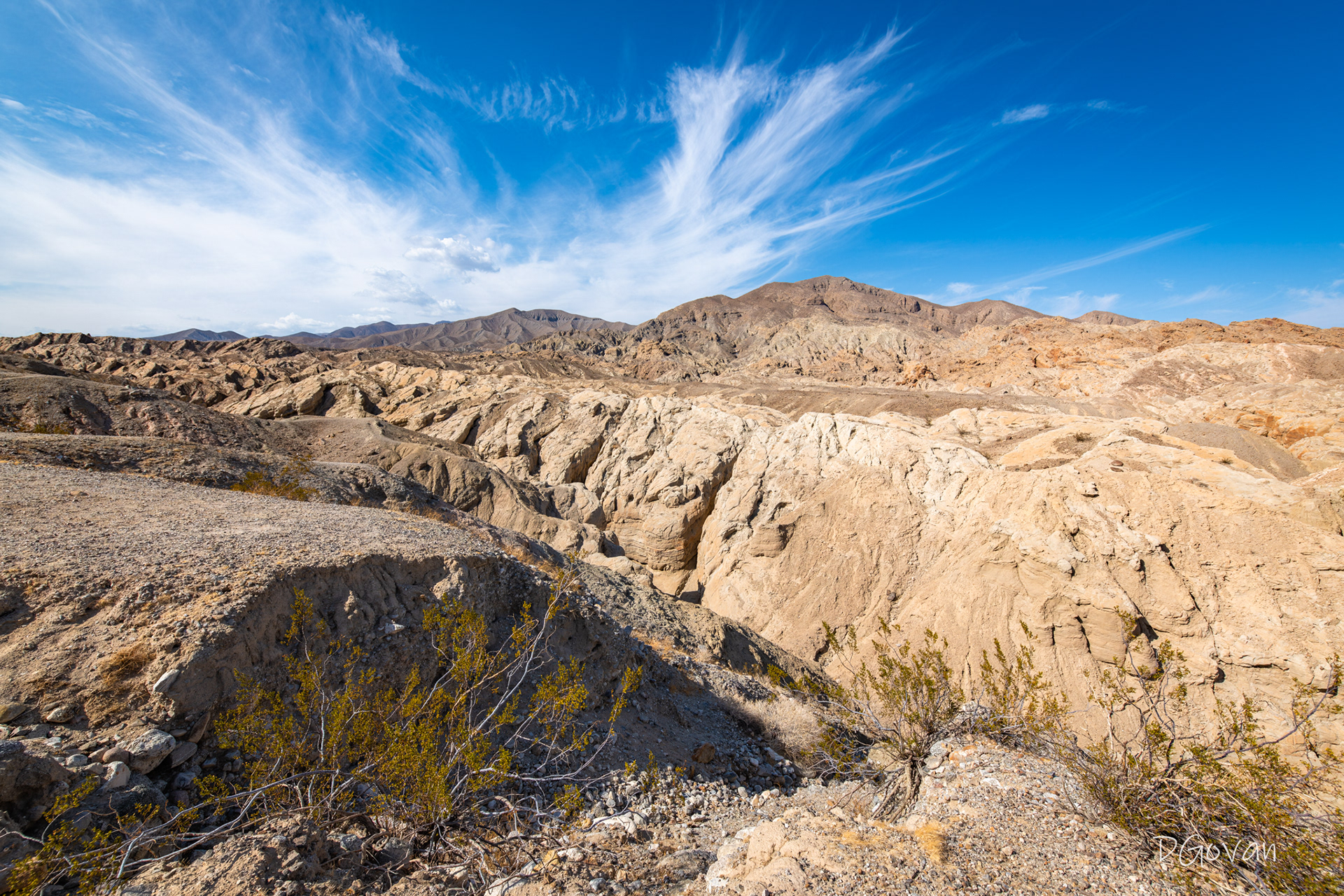 Writing in the Sky - Anza Borrego