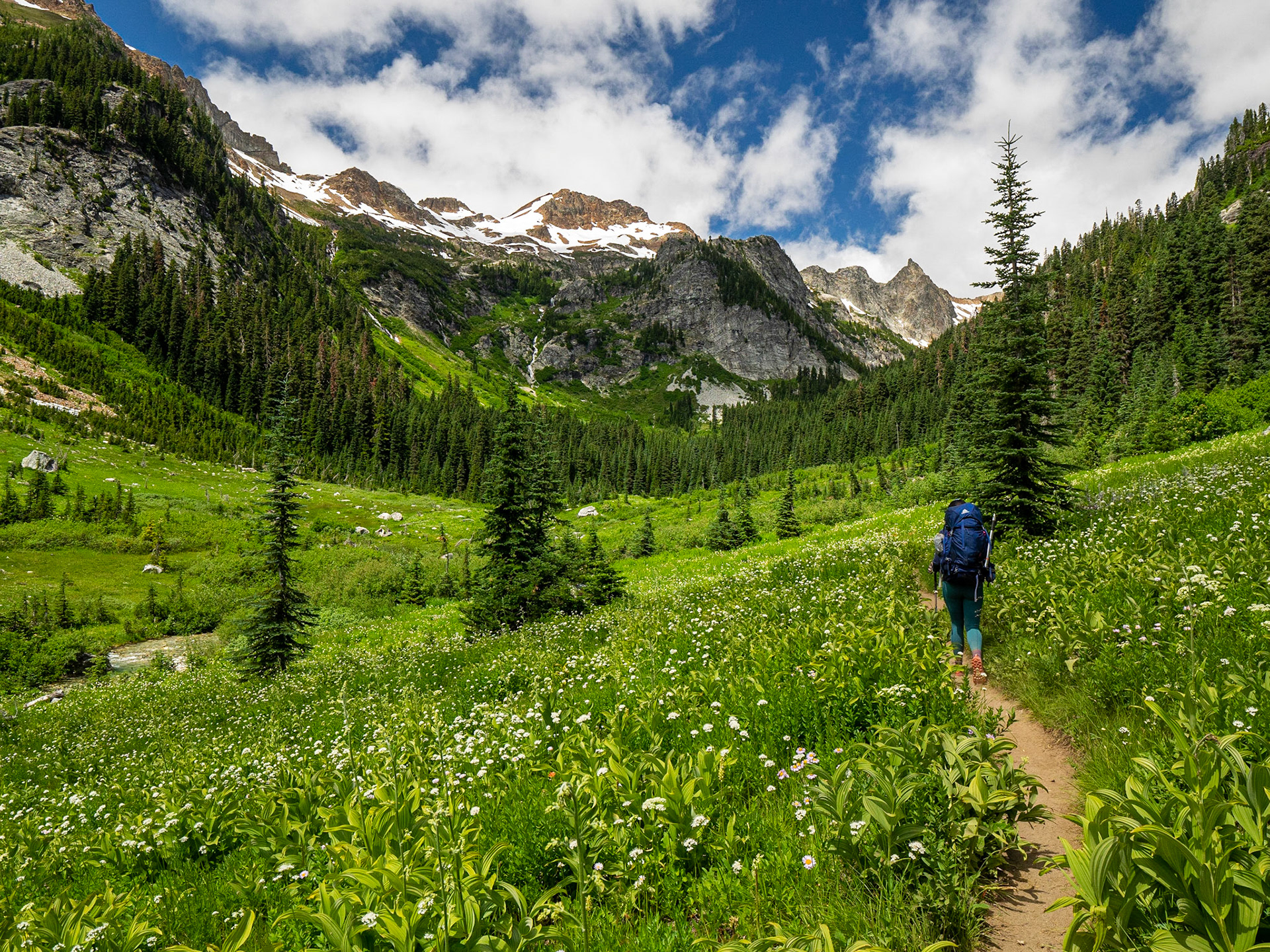Glacial valley, Glacier Peak Wilderness