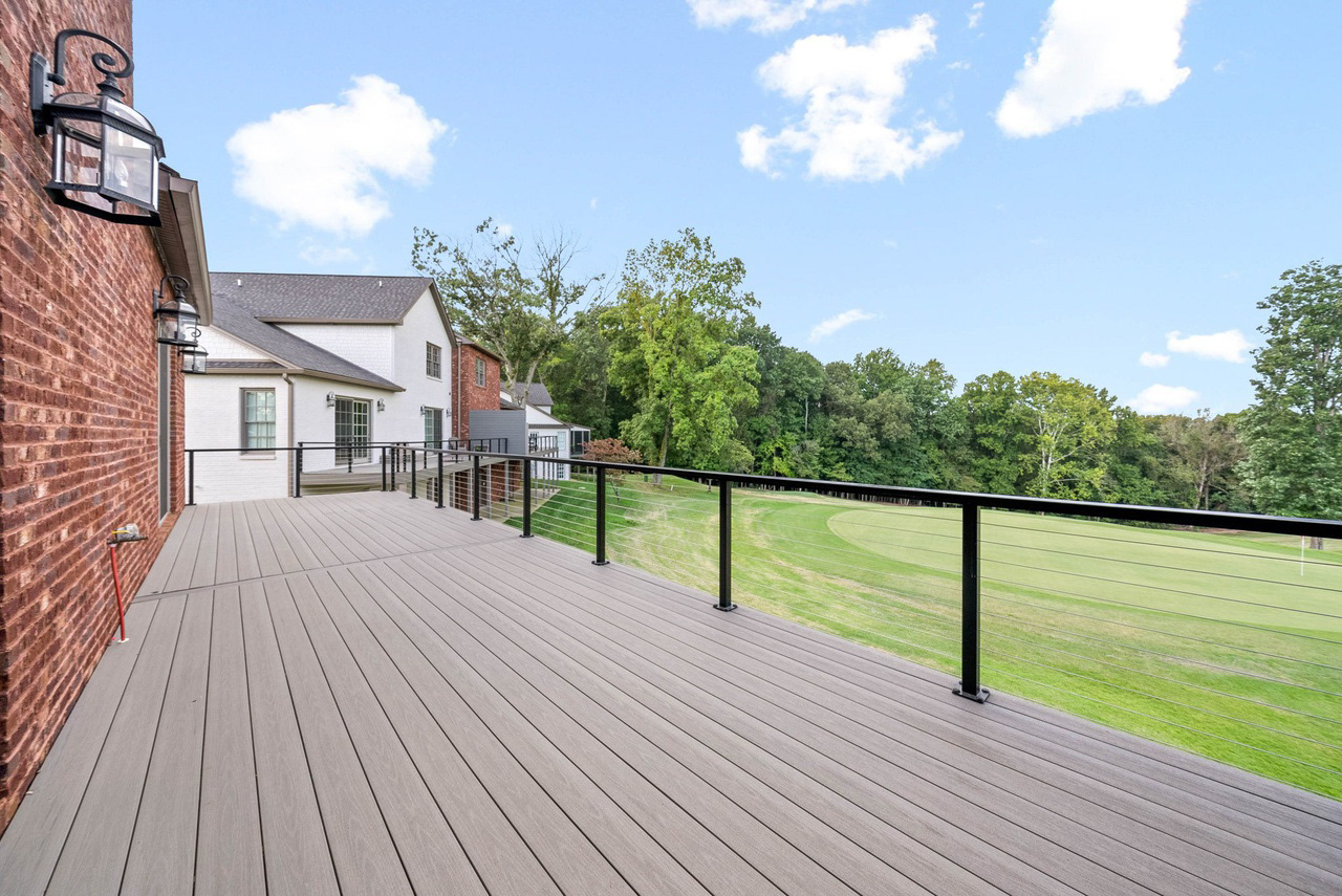 Rear balcony from main floor primary bedroom