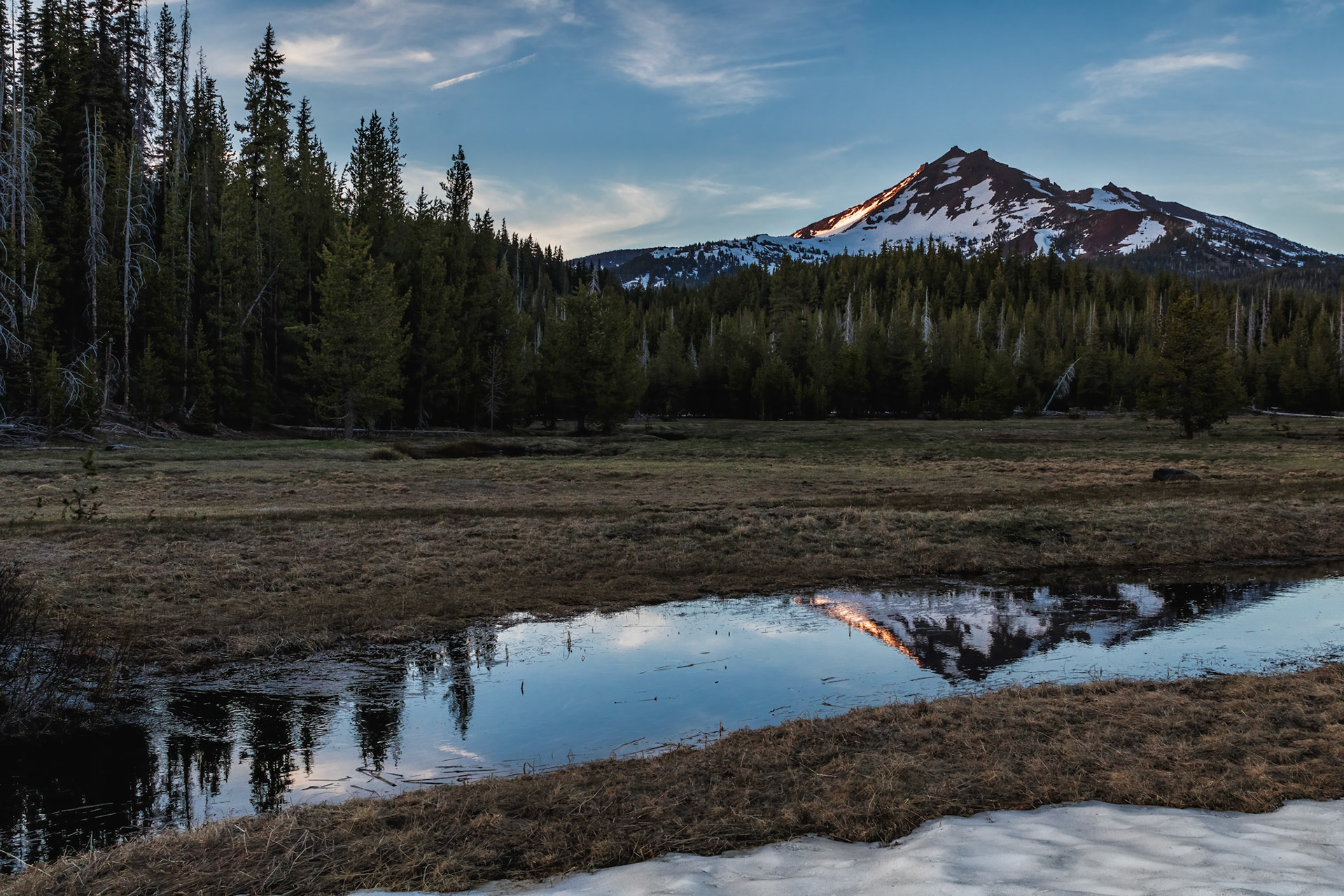 Reflections on a Broken Top- Three Sisters Wilderness, OR