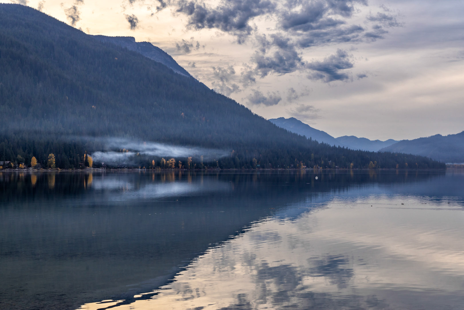 Smoke on the Water - Lake Wenatchee, WA