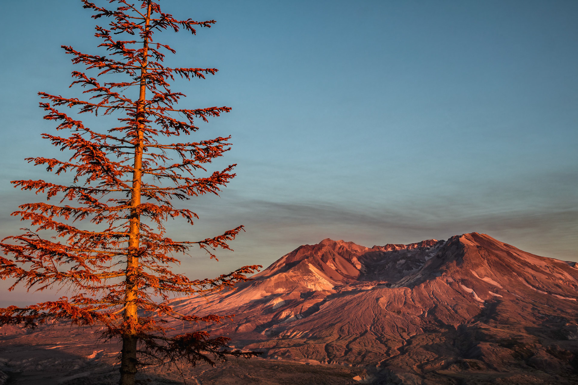 Fire on the Mountain- Mt St Helens, WA