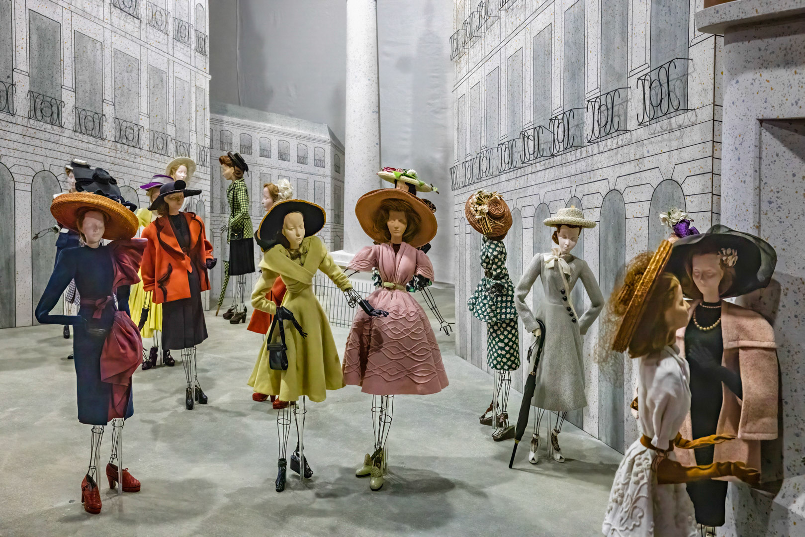 Fashion Walk - Theatre de la Mode Dolls at Maryhill Museum, WA