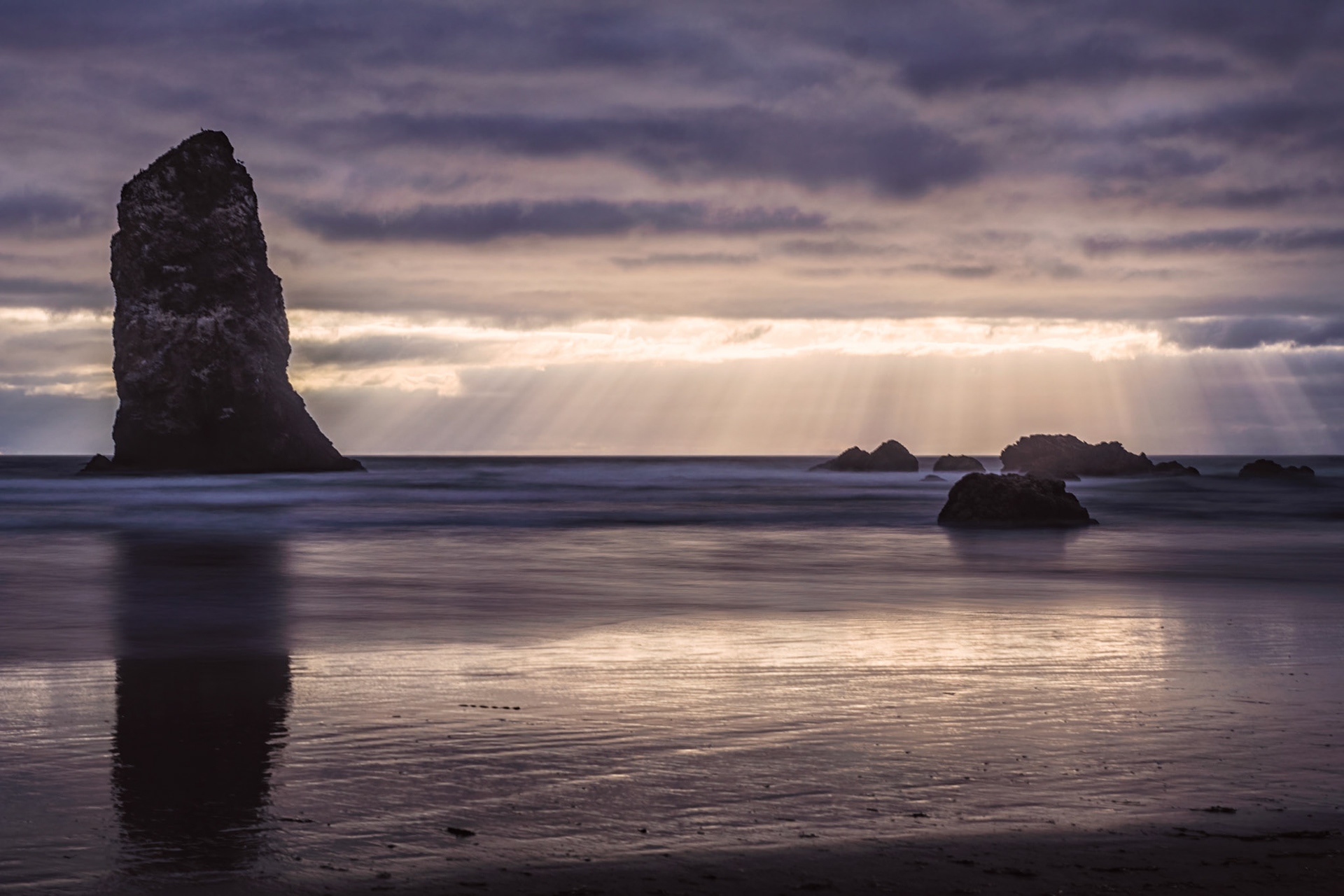 Grey Lights - Cannon Beach, OR