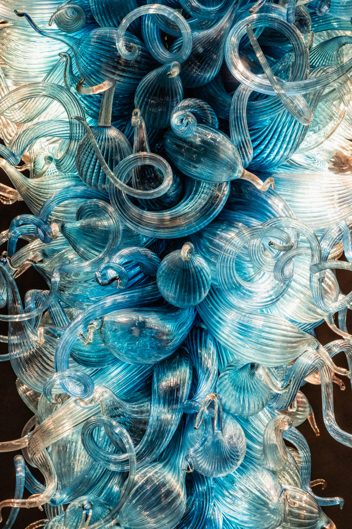 Tornado of Teal - Chihuly Display, Seattle, WA