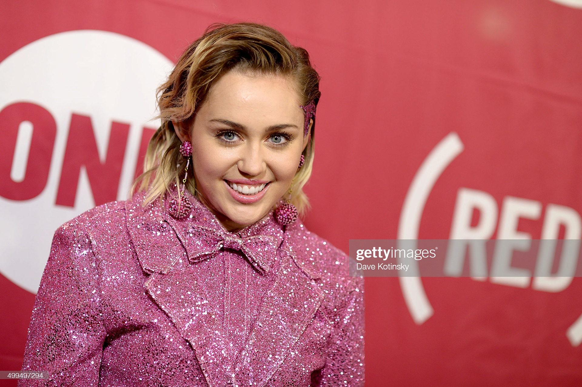Singer-songwriter Miley Cyrus attends the ONE Campaign and (RED)s concert to mark World AIDS Day, celebrate the incredible progress thats been made in the fights against extreme poverty and HIV/AIDS, and to honor the extraordinary leaders, dedicated activists, and passionate partners who have made that progress possible. At Carnegie Hall on December 1, 2015 in New York City. (Photo by Dave Kotinsky/Getty Images for The ONE Campaign)