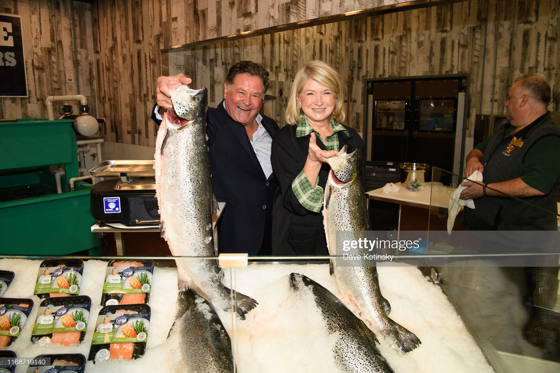 Stew Leonard and Martha Stewart attend the Homecoming Tribute At $400M Iconic Stew Leonard's Opening on September 16, 2019 in Paramus, New Jersey. (Photo by Dave Kotinsky/Getty Images for Stew Leonard's)