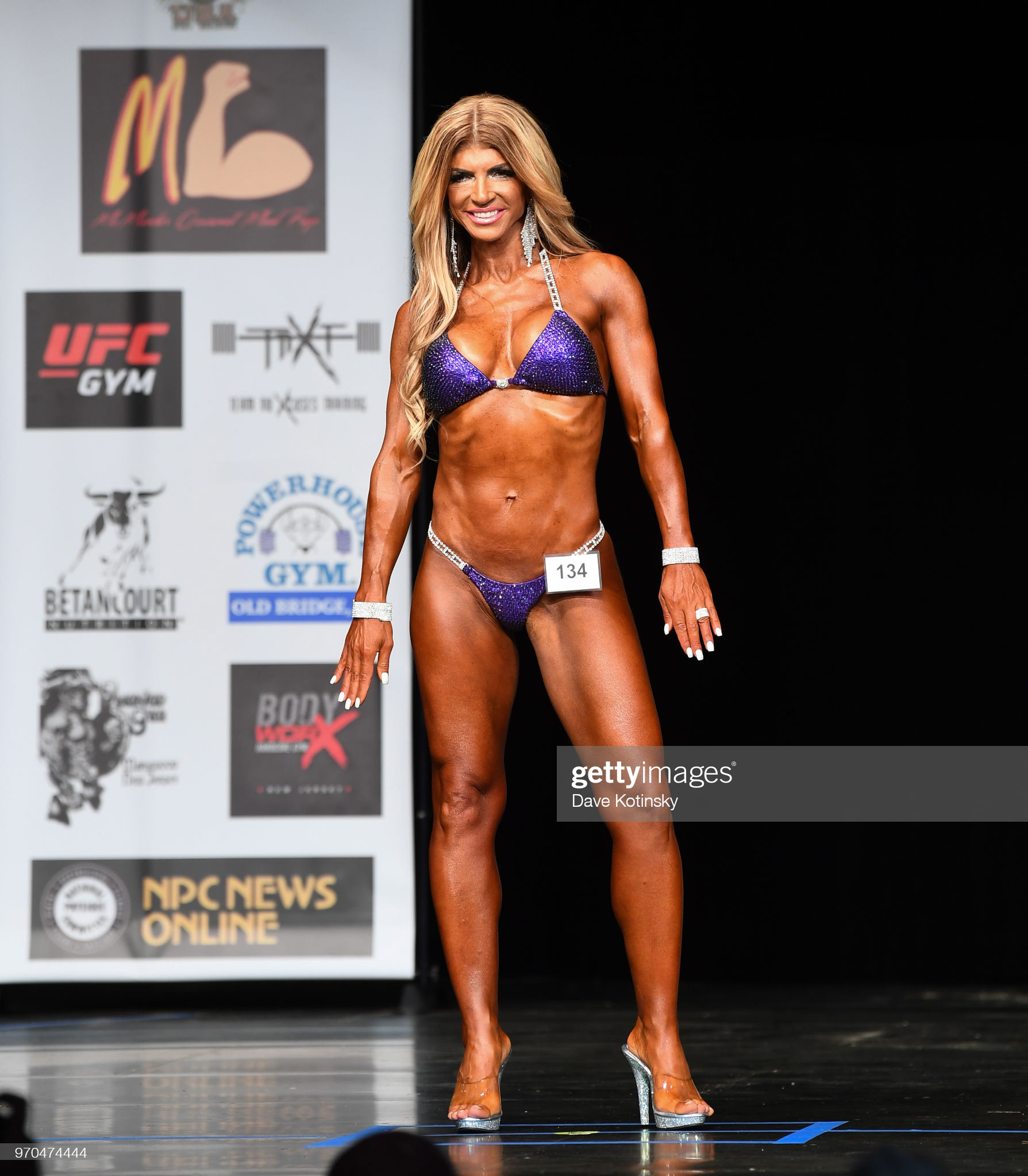 Teresa Giudice competes in the Bikini Division of the NPC South Jersey Bodybuilding Championships on June 9, 2018 in Medford, New Jersey. (Photo by Dave Kotinsky/Getty Images)