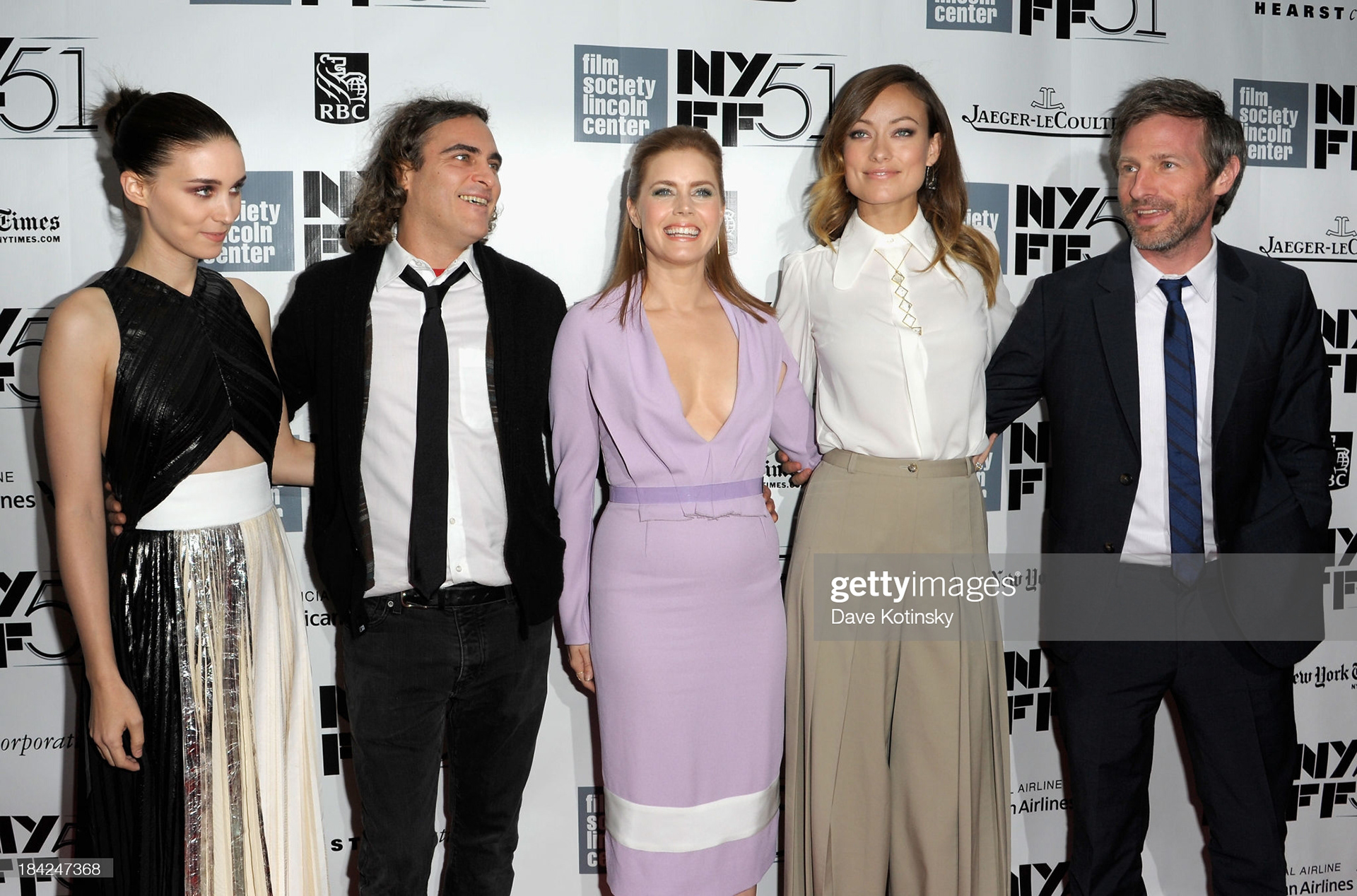Actors Rooney Mara, Joaquin Phoenix, Amy Adams, Olivia Wilde, and director Spike Jonze attend the Closing Night Gala Presentation Of "Her" during the 51st New York Film Festival at Alice Tully Hall at Lincoln Center on October 12, 2013 in New York City. (Photo by Dave Kotinsky/Getty Images)