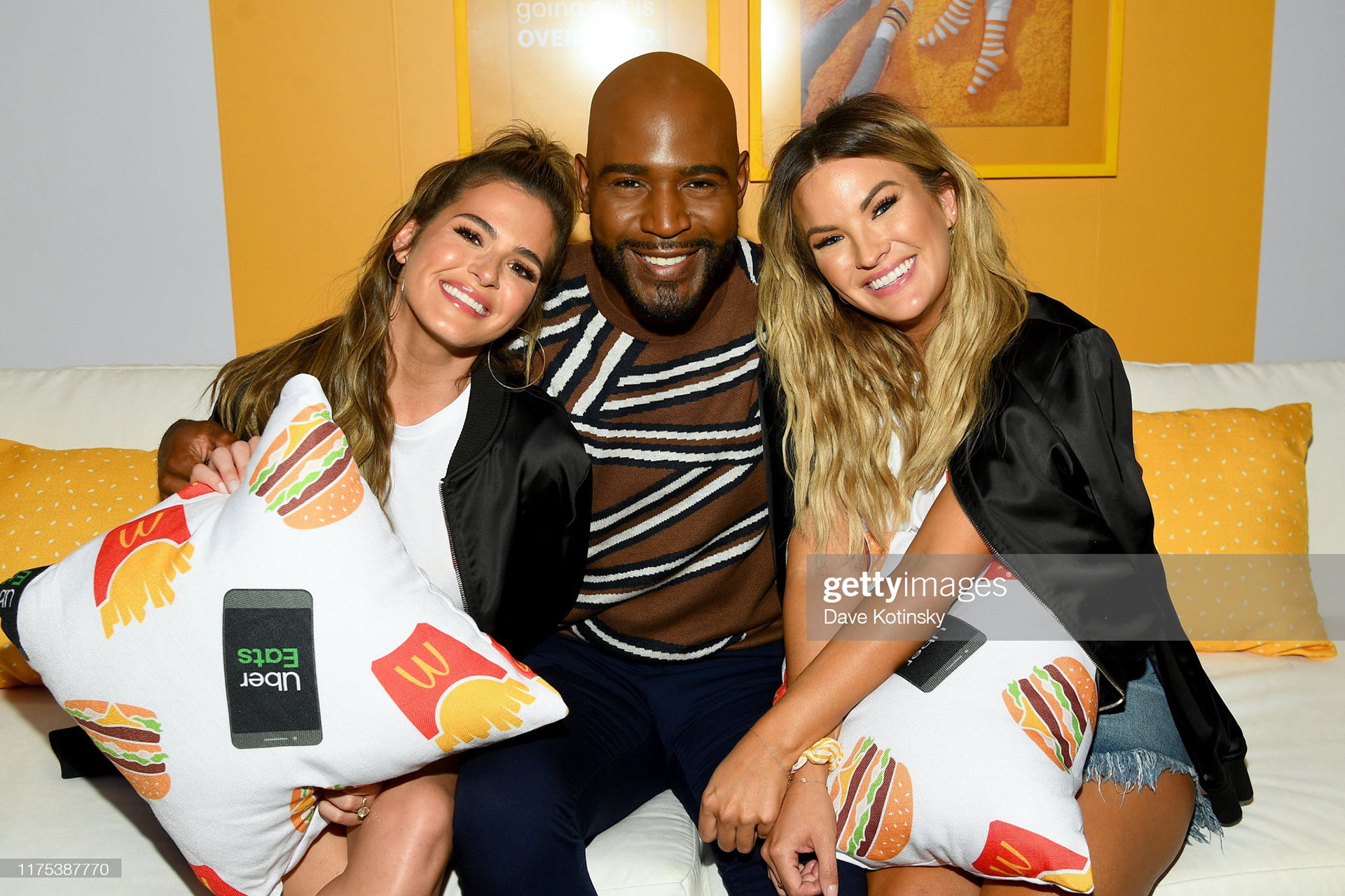 JoJo Fletcher, Karamo Brown and Becca Tilley attend the McDonald's & UberEats: McDelivery Night In celebration at Chelsea Market on September 17, 2019 in New York City. (Photo by Dave Kotinsky/Getty Images for McDonald's)