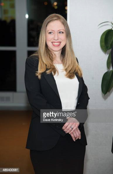 Executive producer of the film "Of Many" Chelsea Clinton attends the "Of Many" after party during the 2014 Tribeca Film Festival at High Line on April 17, 2014 in New York City. (Photo by Dave Kotinsky/Getty Images)