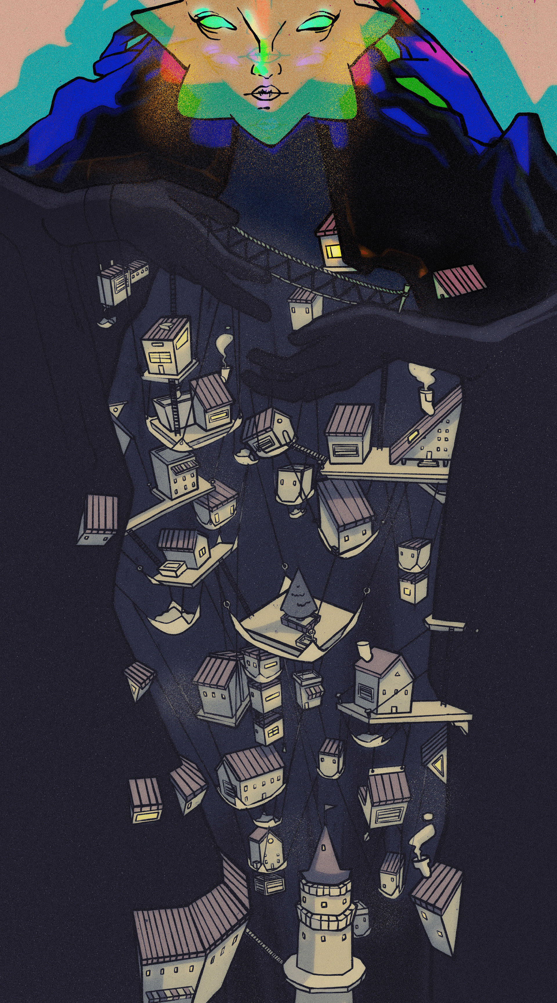 Invisible Cities: Octavia - A reimagining of the city of Octavia from Calvino's novel titled Invisible Cities.