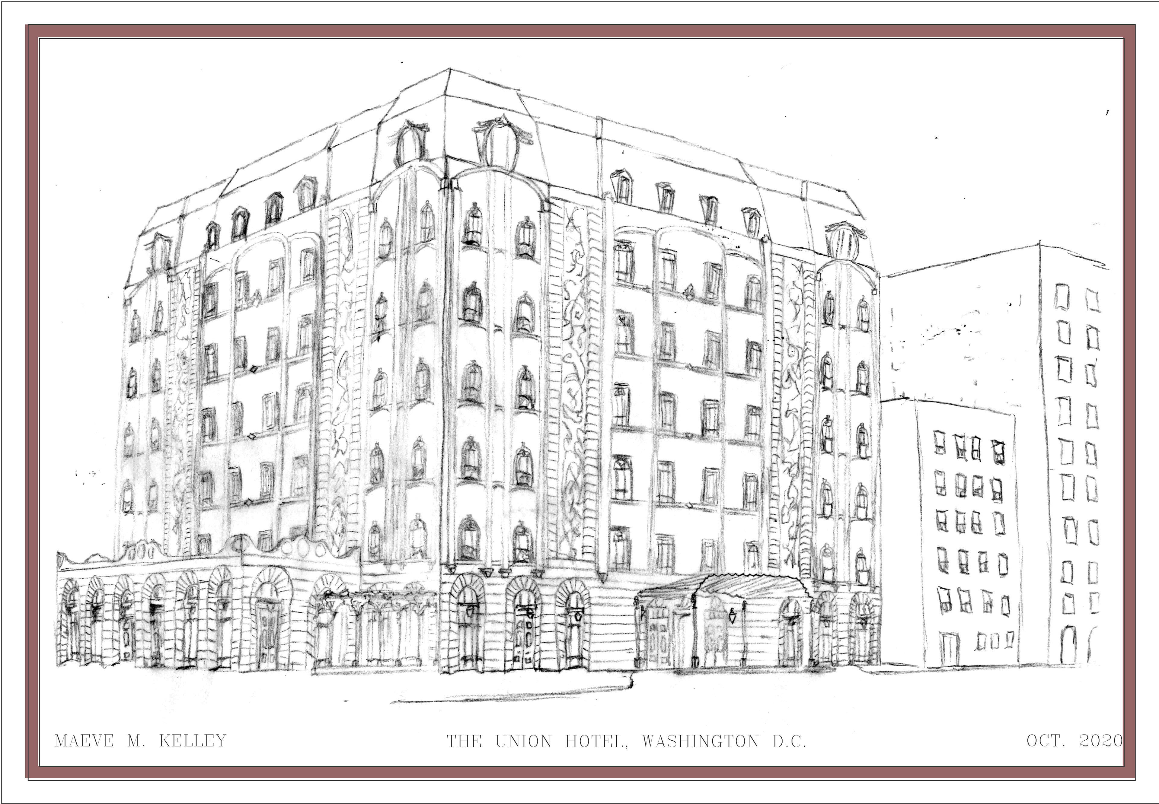 Exterior Perspective Sketch