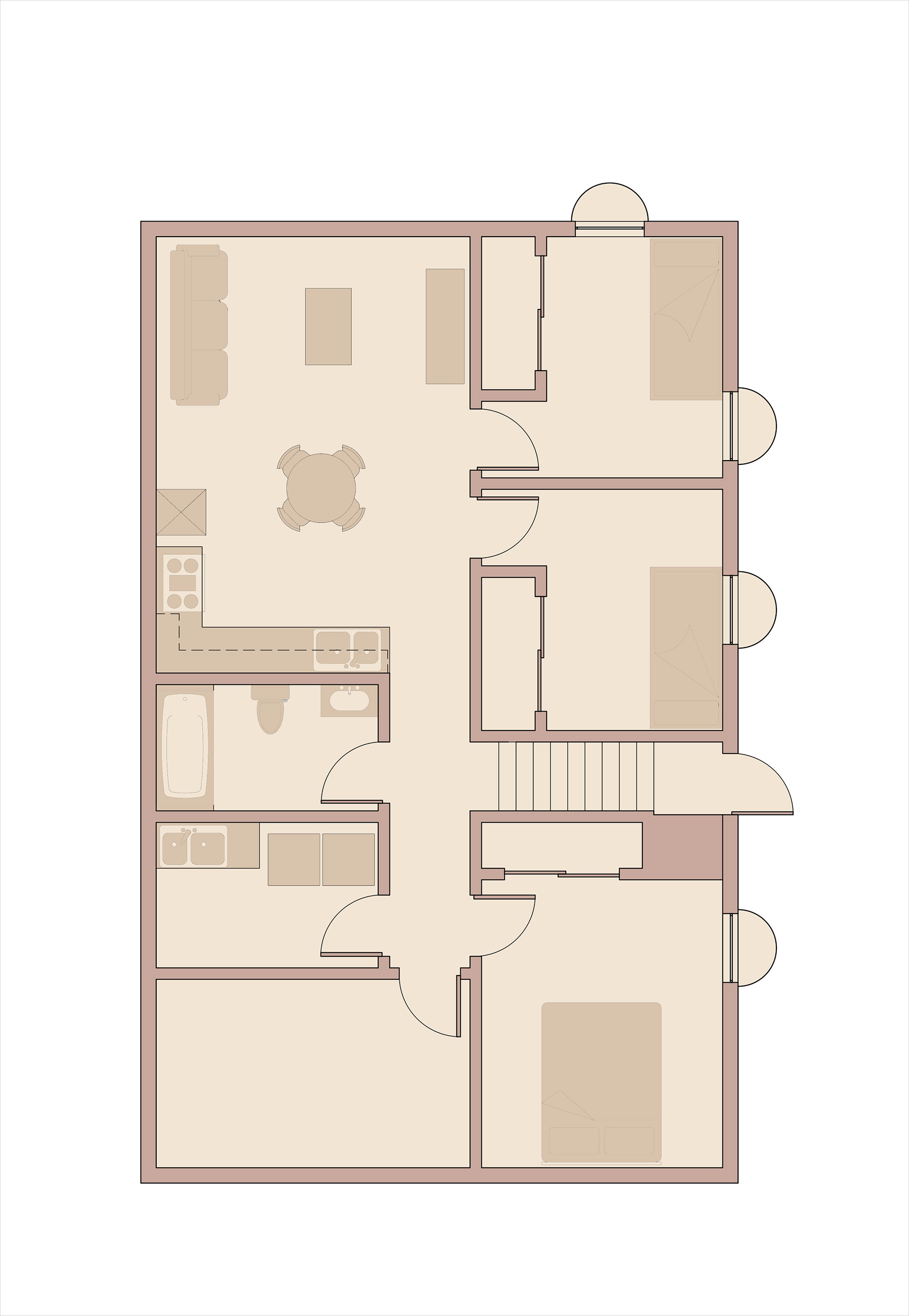 Finished Basement Plan