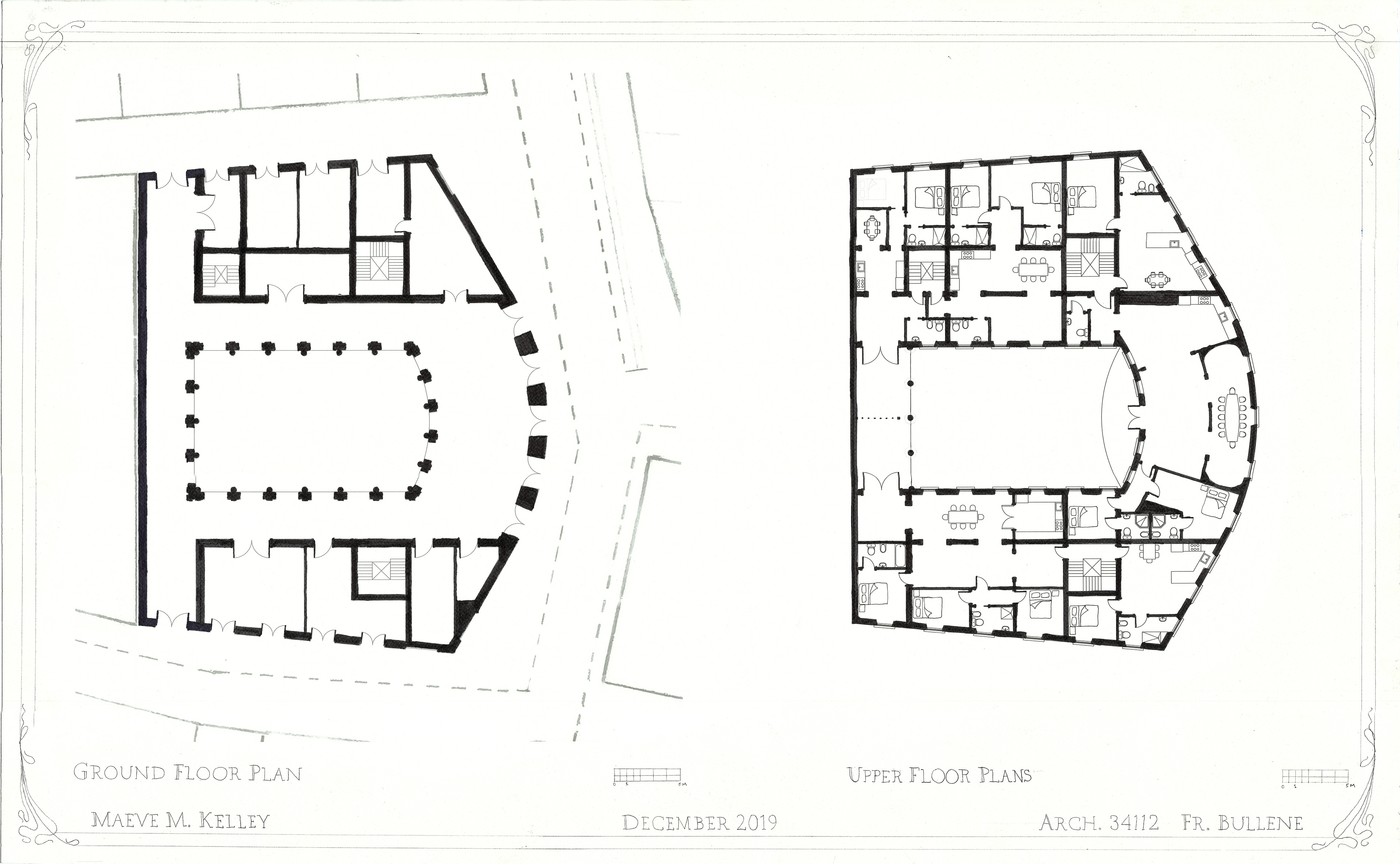 Ground and Upper Floor Plans