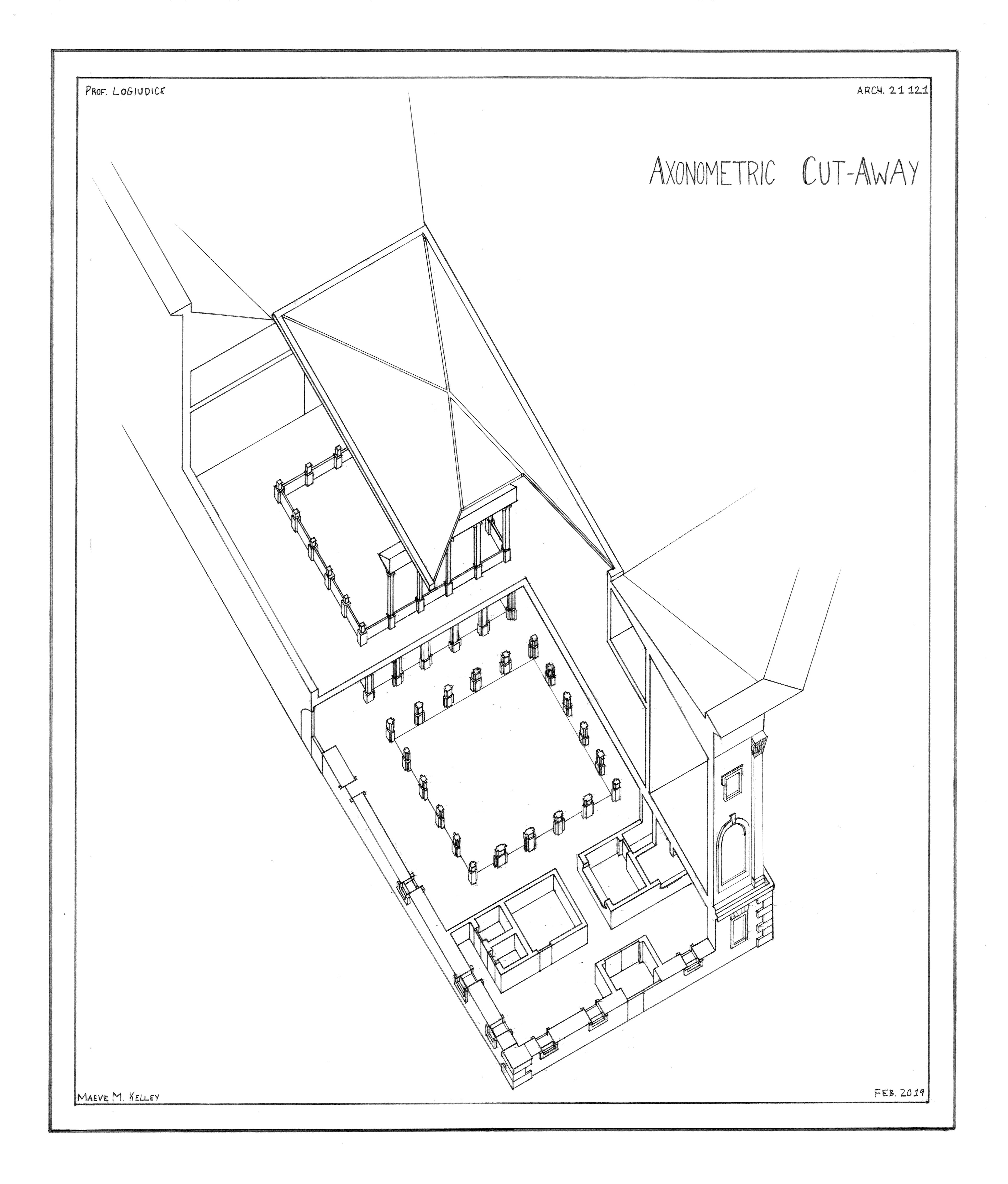 Cutaway Axonometric