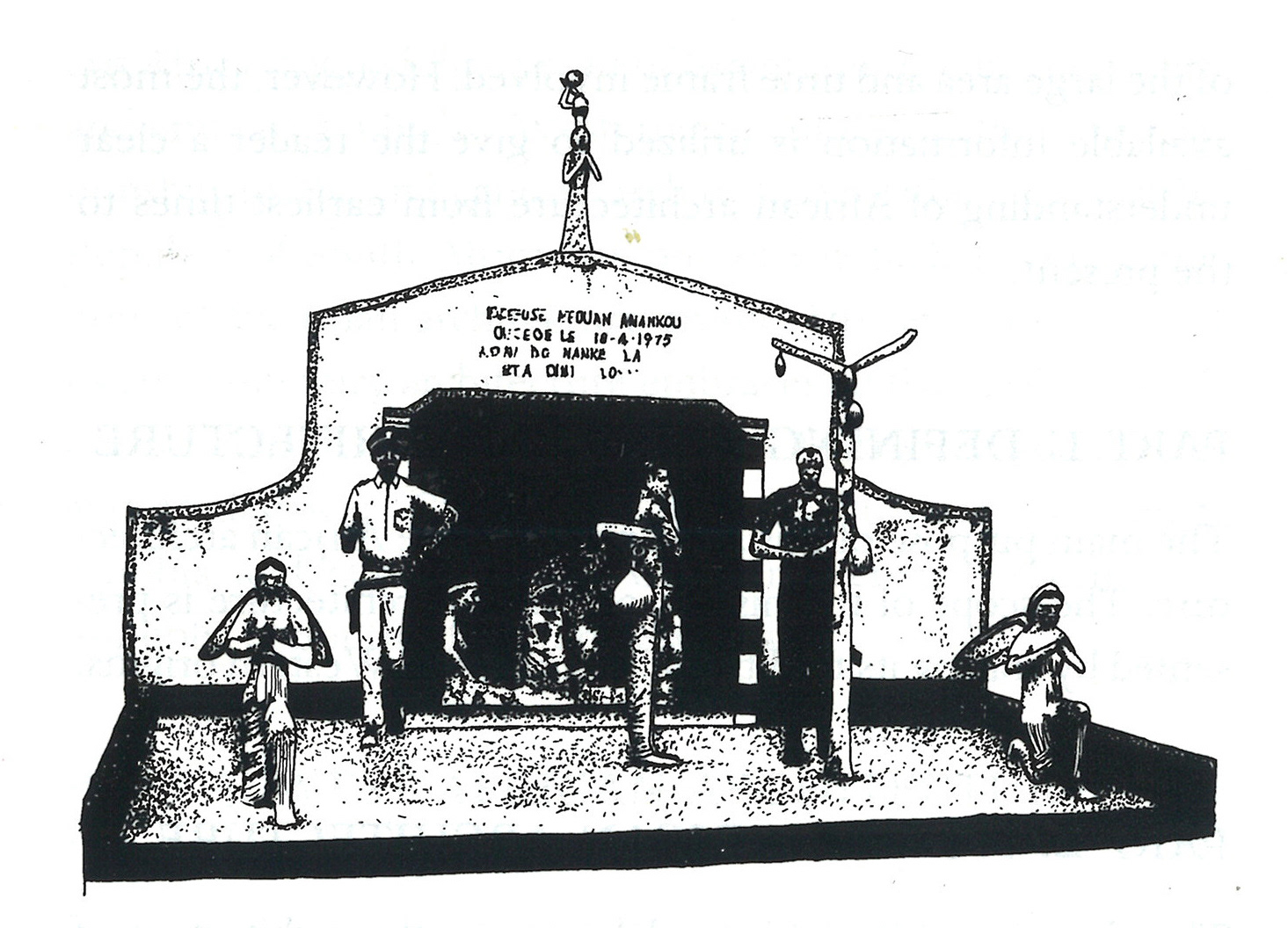 Funeral Shrine Gable Front (Precedent)