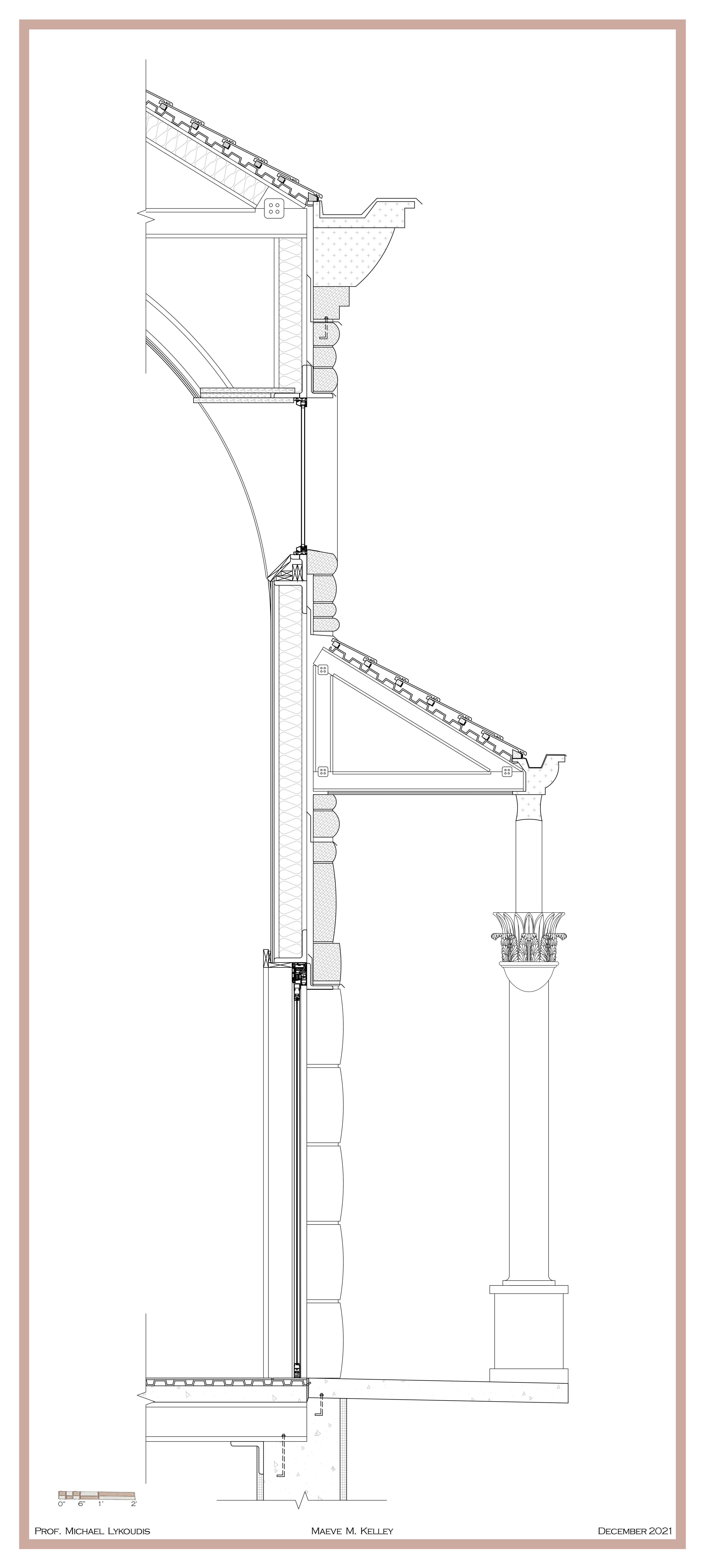 Technical Section of Loggia
