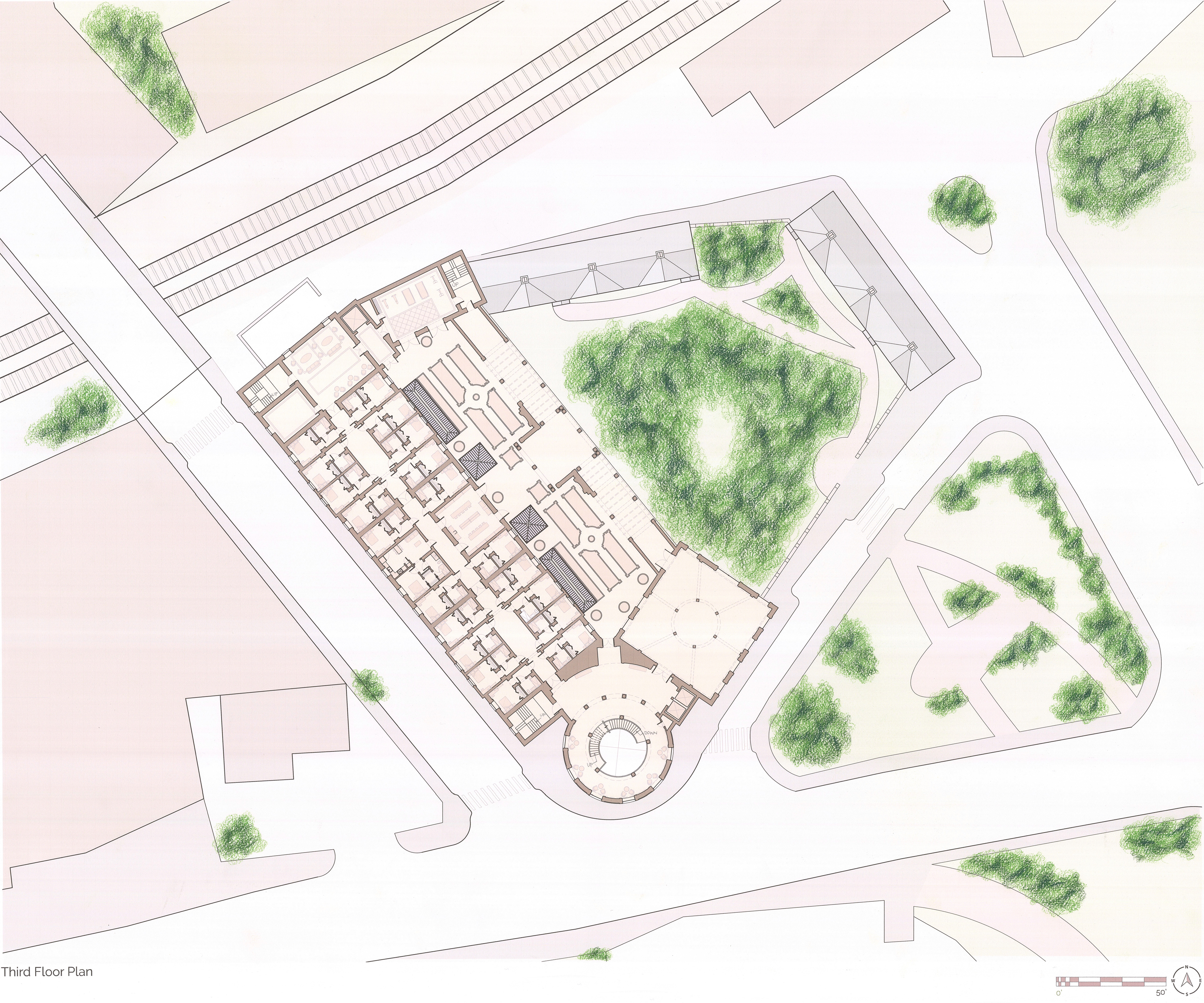 Third(/Fourth) Floor Plan