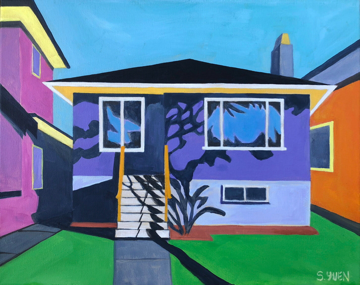 Shadow Play, acrylic on canvas, 16 x 20 in, available