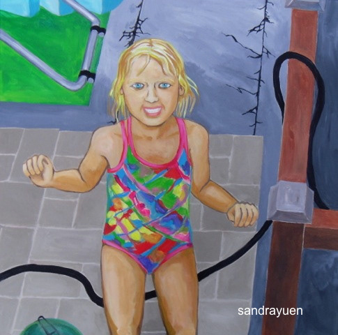 Ready?, acrylic on canvas, 30 x 30 in, prints available