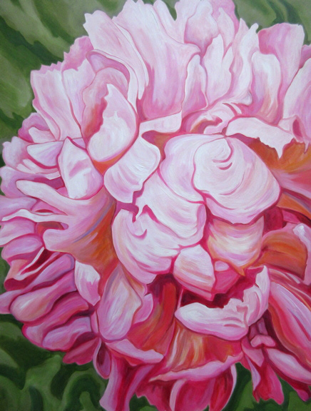 Pink Velvet, acrylic on canvas, 48 x 36 in, prints available