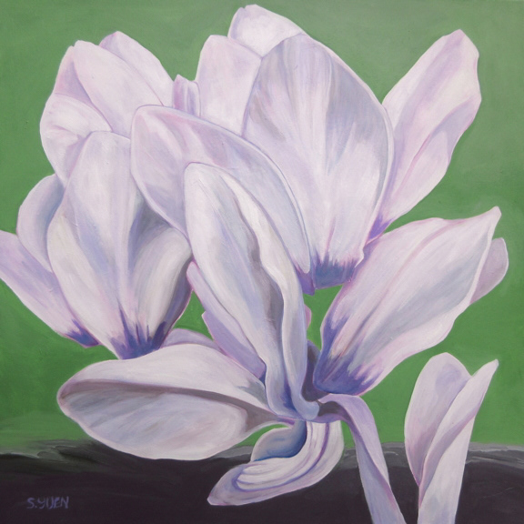 The Dance, acrylic on canvas, 30 x 30 in, prints available