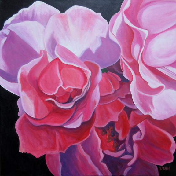 Beyond, acrylic on canvas, 30 x 30 in, available