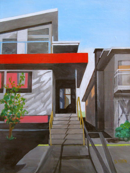 Tres Chic, acrylic on canvas, 24 x 18 in, available 