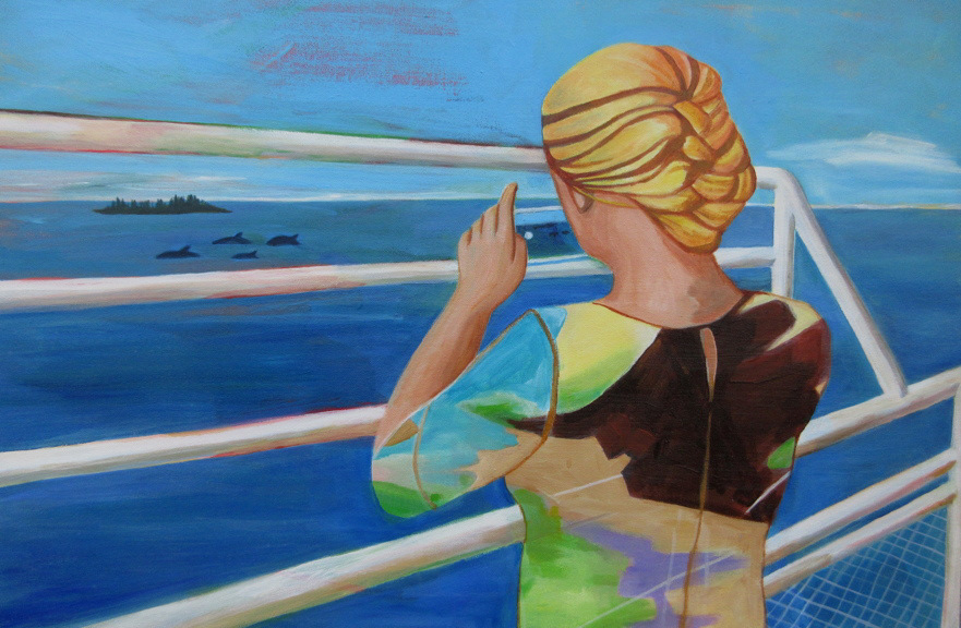 Beauty, acrylic on canvas, 20 x 30 in, prints available