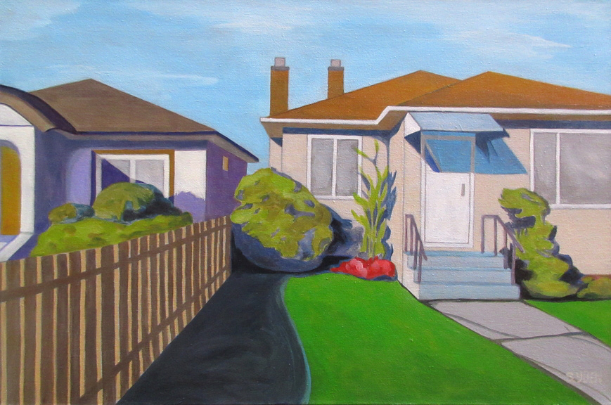 Open the Door, acrylic on canvas, 20 x 30 in, prints available